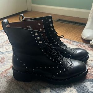 Studded Combat Boots